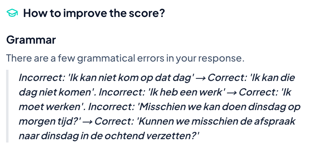 Smart Feedback